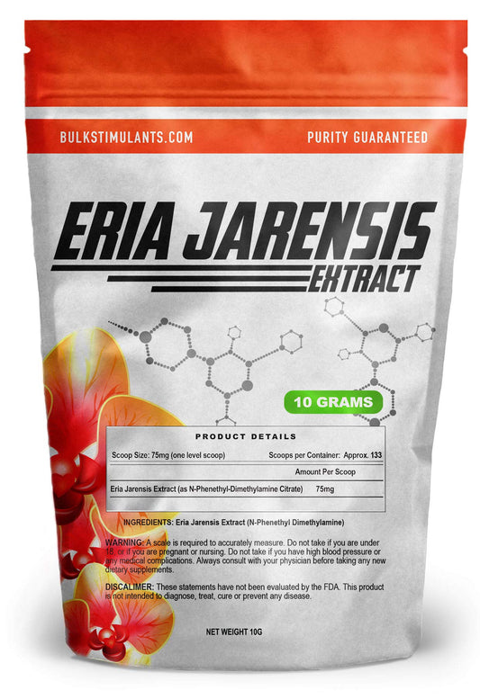 BulkStimulants ERIA JARENSIS extract packaging supports precise dosing for focus