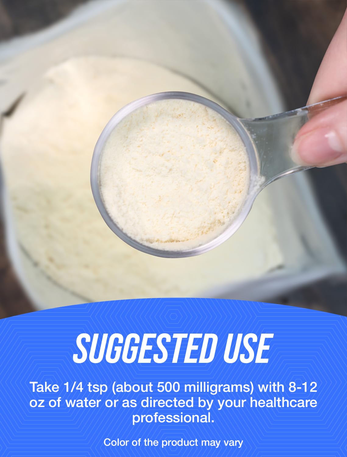 BulkSupplements Ascorbyl Palmitate powder label highlights gluten-free vitamin C ester.