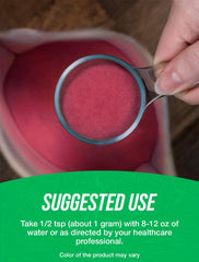 Scoop of Black Radish Extract powder illustrating convenient serving.