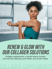 Bulksupplements chicken collagen powder pour for smooth blends in beverages.