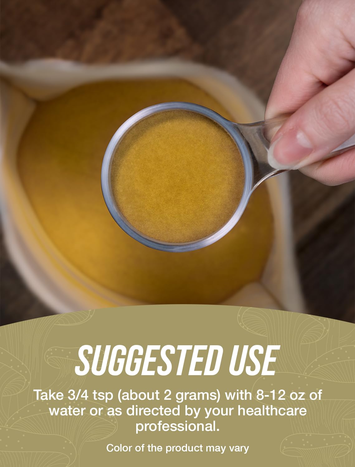 Cordyceps powder dissolves smoothly into meals and drinks