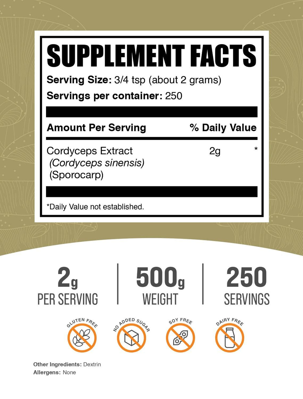 Cordyceps powder scoop featured for easy smoothie integration