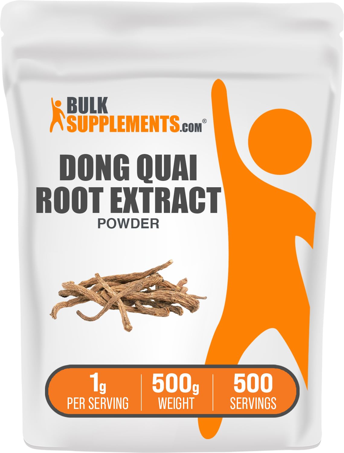 BulkSupplements dong quai root powder tub for easy daily use in vegan routines.