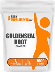 BulkSupplements Goldenseal powder packaging shows quality and easy storage for daily use