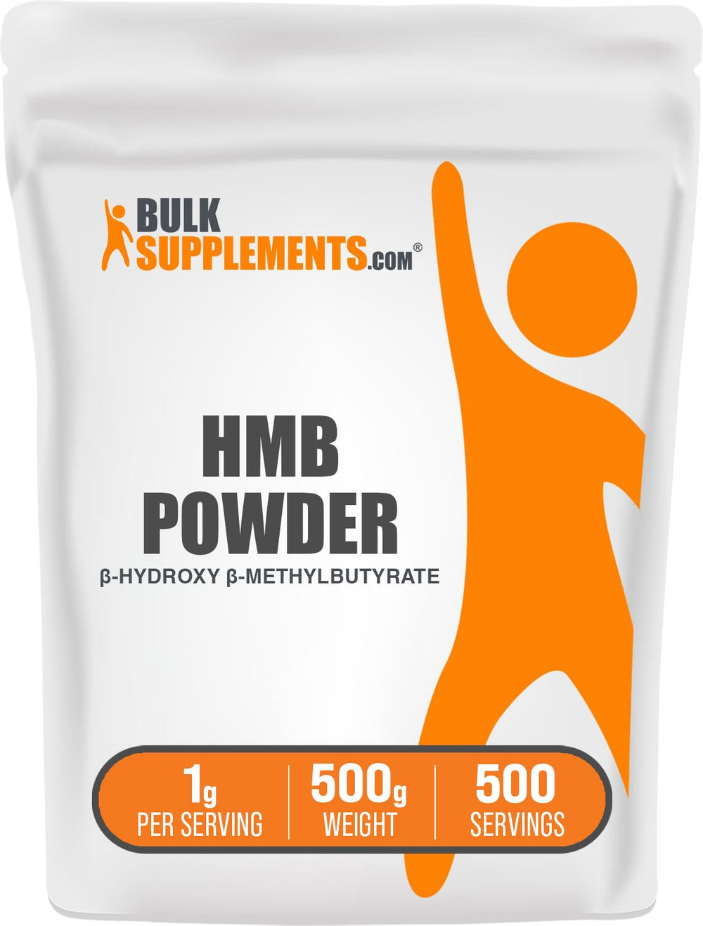 BulkSupplements HMB powder bottle showing calcium HMB for athletic use