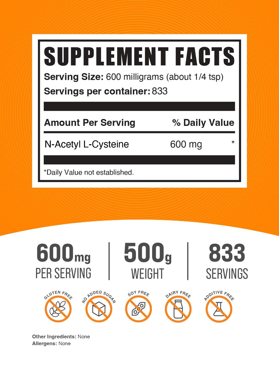 BulkSupplements NAC powder being poured into a glass for easy mixing.