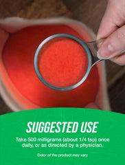 BulkSupplements Organic Raspberry Extract Powder being poured into a glass