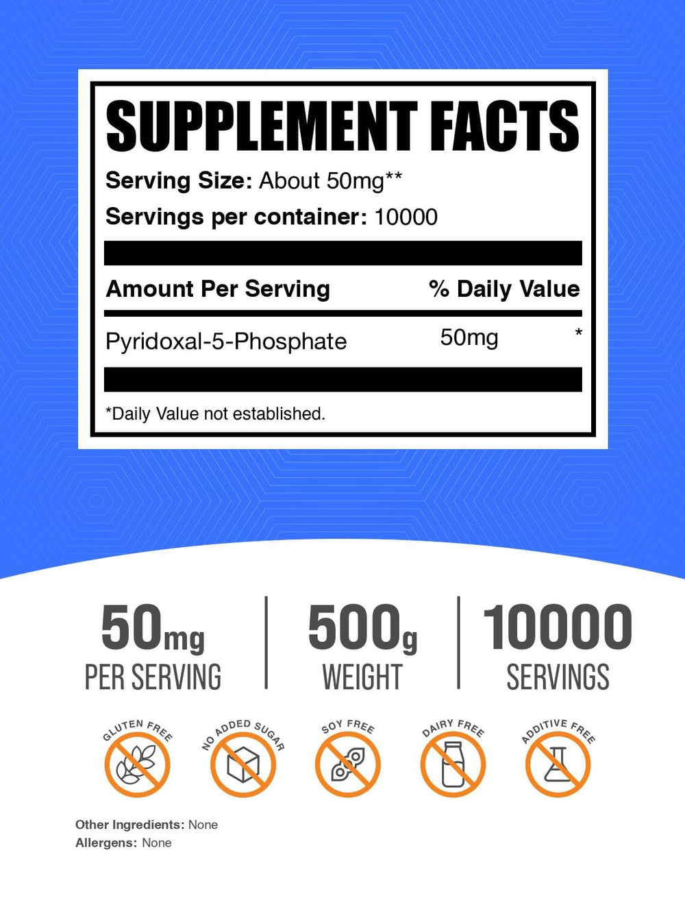 BulkSupplements P5P powder in a scoop highlighting texture for consistent dosing