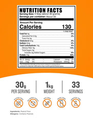 BulkSupplements Peanut Protein Powder scoop ready for precise shakes