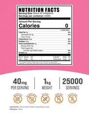 BulkSupplements Stevia Extract Powder scoop for precise, sugar-free seasoning.