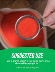 BulkSupplements Tomato Powder scoop ready for precise 5g servings.