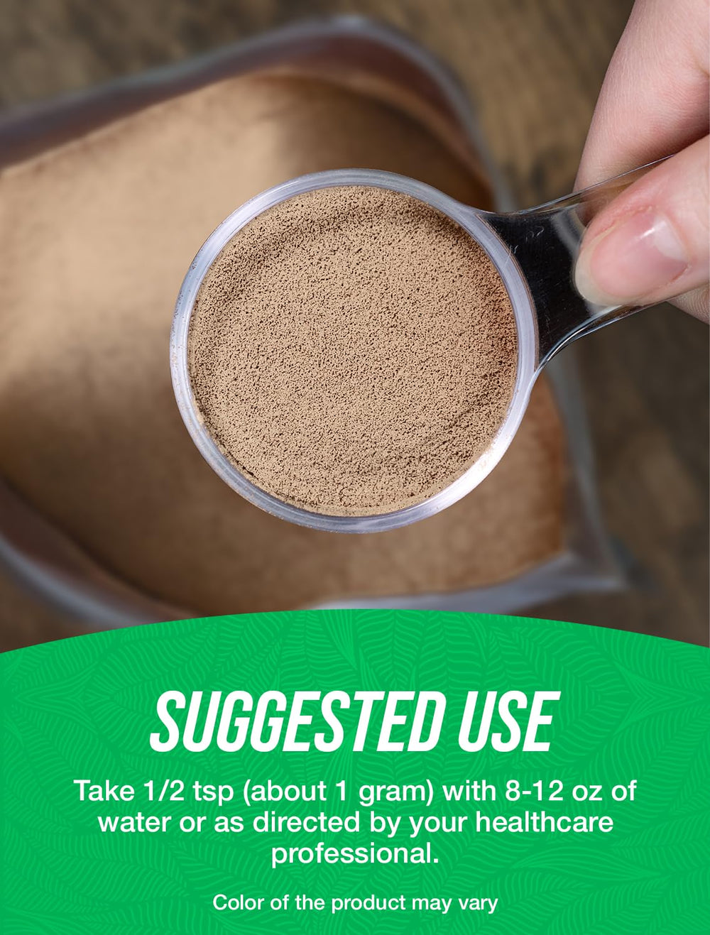 BulkSupplements Tongkat Ali Extract ingredient close-up highlights natural source.