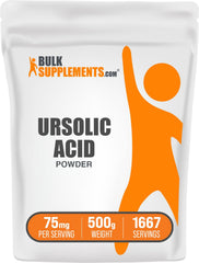 BulkSupplements Ursolic Acid powder from rosemary leaf extract for daily wellness