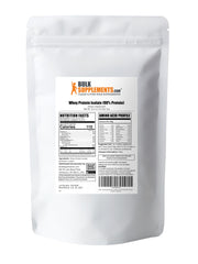 cgmp facility symbol on Bulksupplements Whey Protein Isolate emphasizing quality
