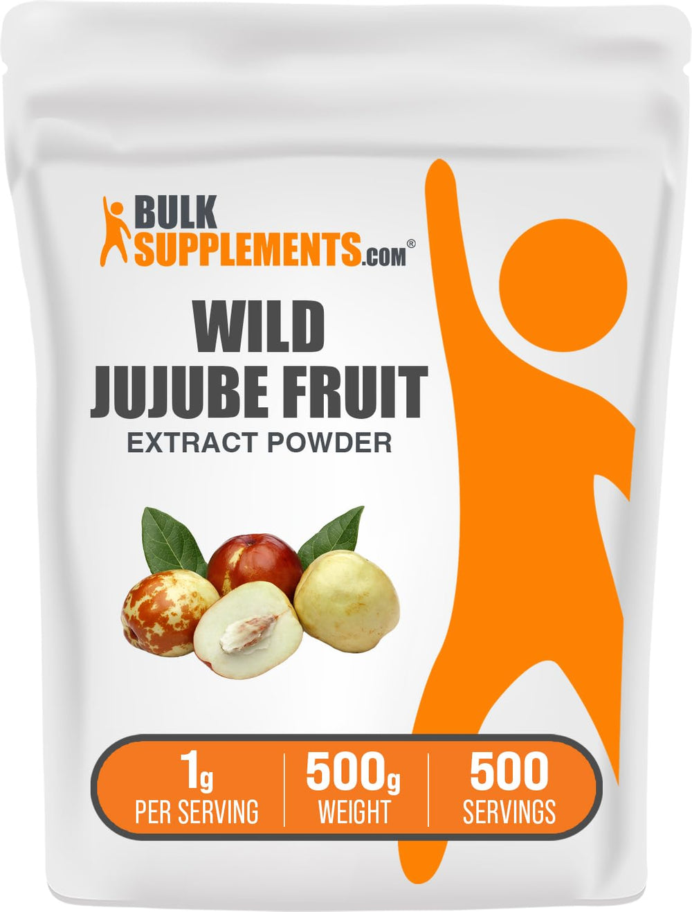 BulkSupplements Wild Jujube Extract powder bottle for daily wellness support.