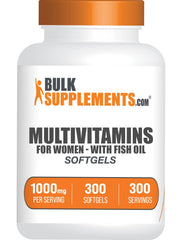 BulkSupplements Women’s Multivitamin softgel bottle for daily wellness