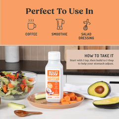 Bulletproof Brain Octane measuring spoon demonstrates precise dosing for steady energy.