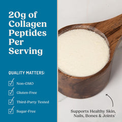 Bulletproof coffee cup with collagen for an easy morning protein boost