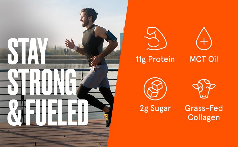 Bulletproof keto-friendly collagen bar on shelf communicates low sugar and protein.