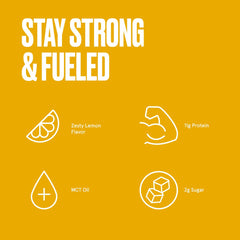 Bulletproof Lemon Cookie Bar highlights grass-fed collagen for high-quality protein bite.