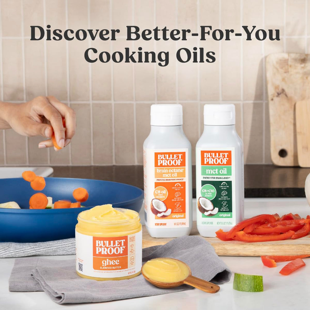 Bulletproof MCT Oil is flavorless and easy to digest when added.