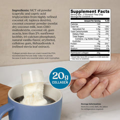 Bulletproof Vanilla Collagen Peptides in coffee for smooth flavor