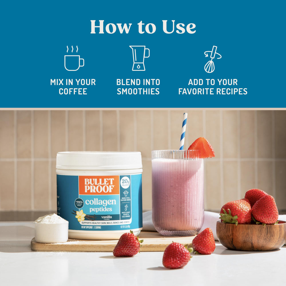 Bulletproof packaging highlights grass-fed, no hormones sourcing