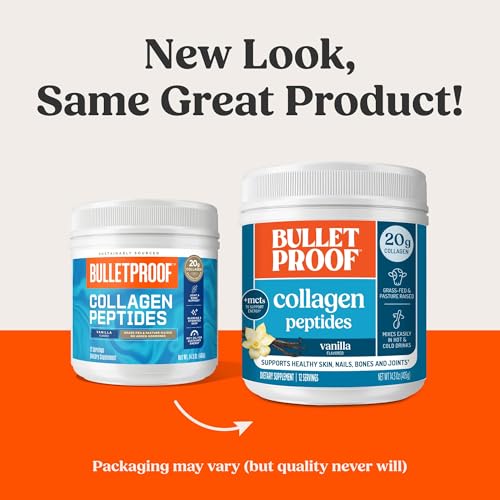 Bulletproof Vanilla Collagen Peptides pour into coffee for easy daily intake
