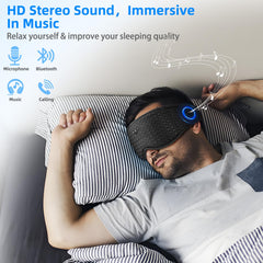 BULYPAZY sleep mask with adjustable strap fits most heads comfortably
