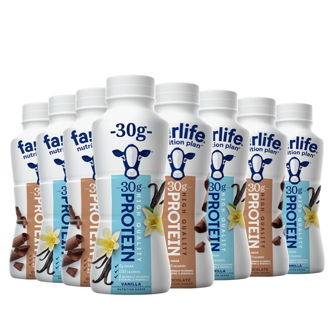 Bundariety chocolate-vanilla high protein shake hero image for convenient meal replacement.