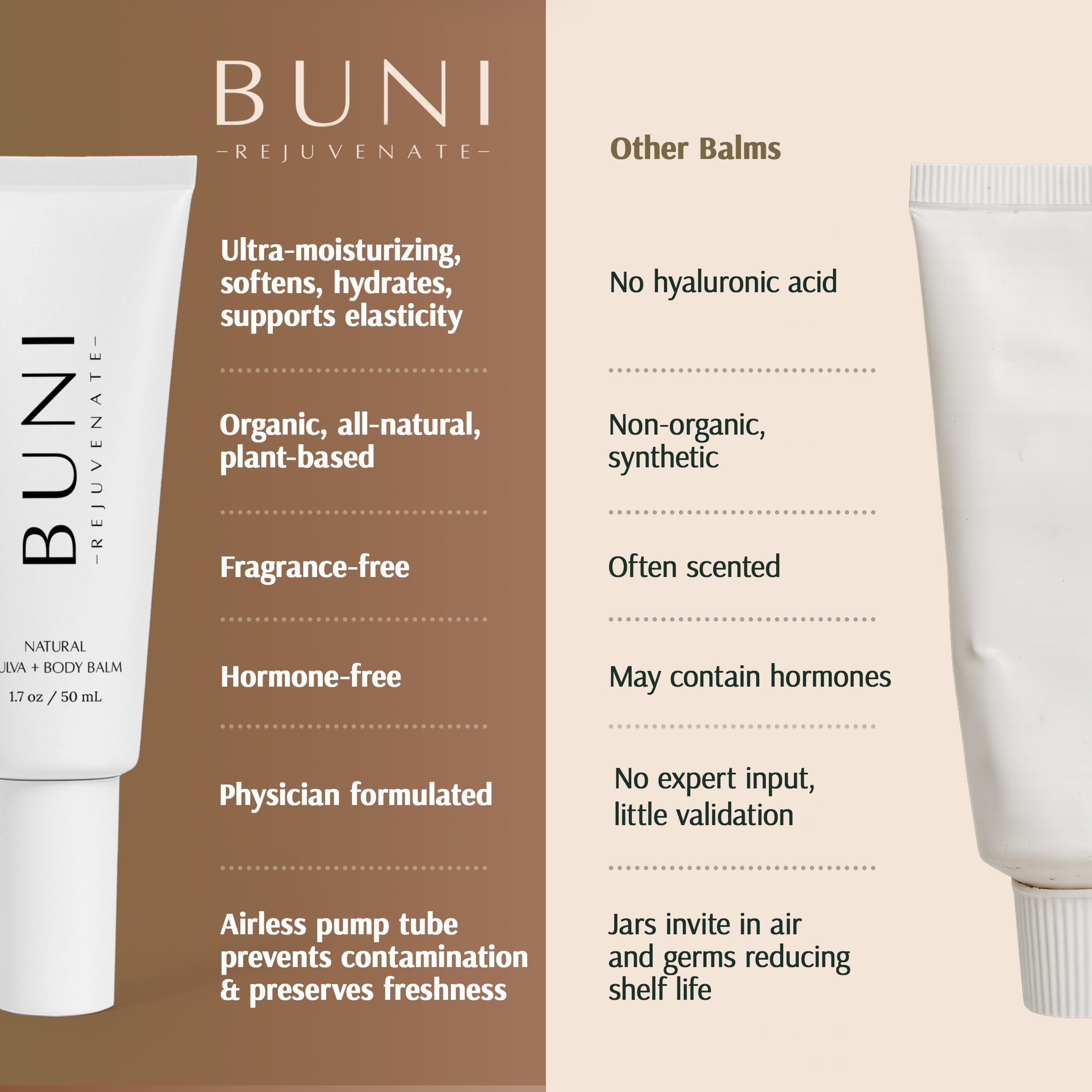 BUNI Balance Your Beautiful after-swim care supports rehydration and comfort.