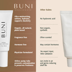 BUNI Balance Your Beautiful after-swim care supports rehydration and comfort.