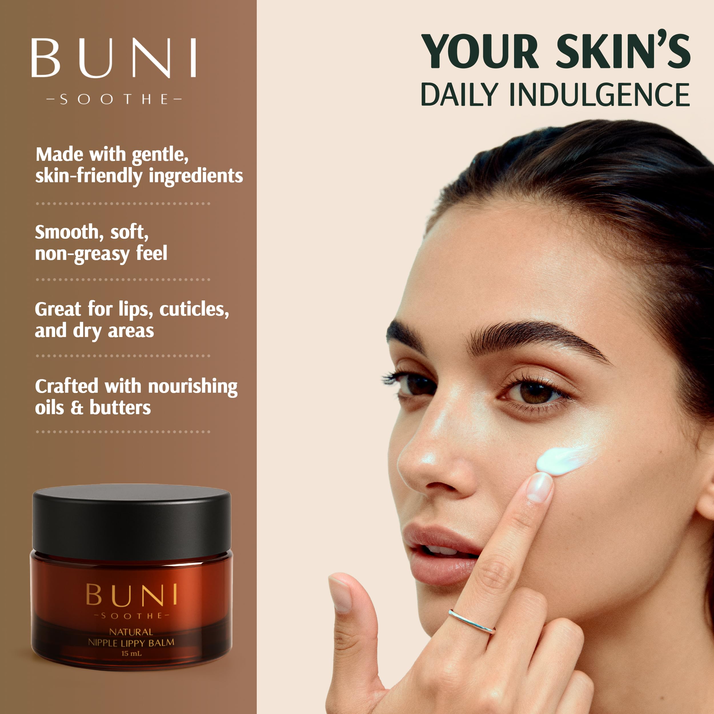 BUNI Balance label visible on bottle for brand recognition