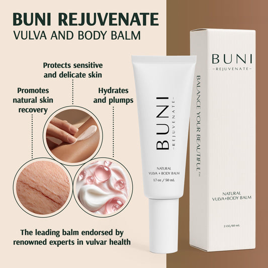 BUNI Balance Your Beautiful hypoallergenic formula supports gentle daily care for delicate skin.