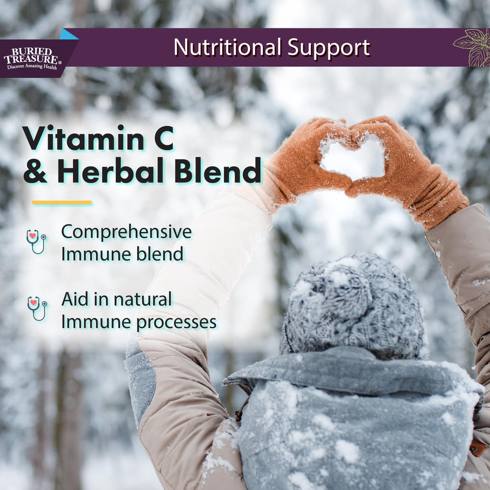 Buried Treasure ACF Advanced Immune label close-up vegan clean-label formula