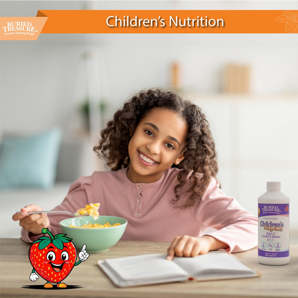 Buried Treasure BPA-free bottle supports family nutrition routines.