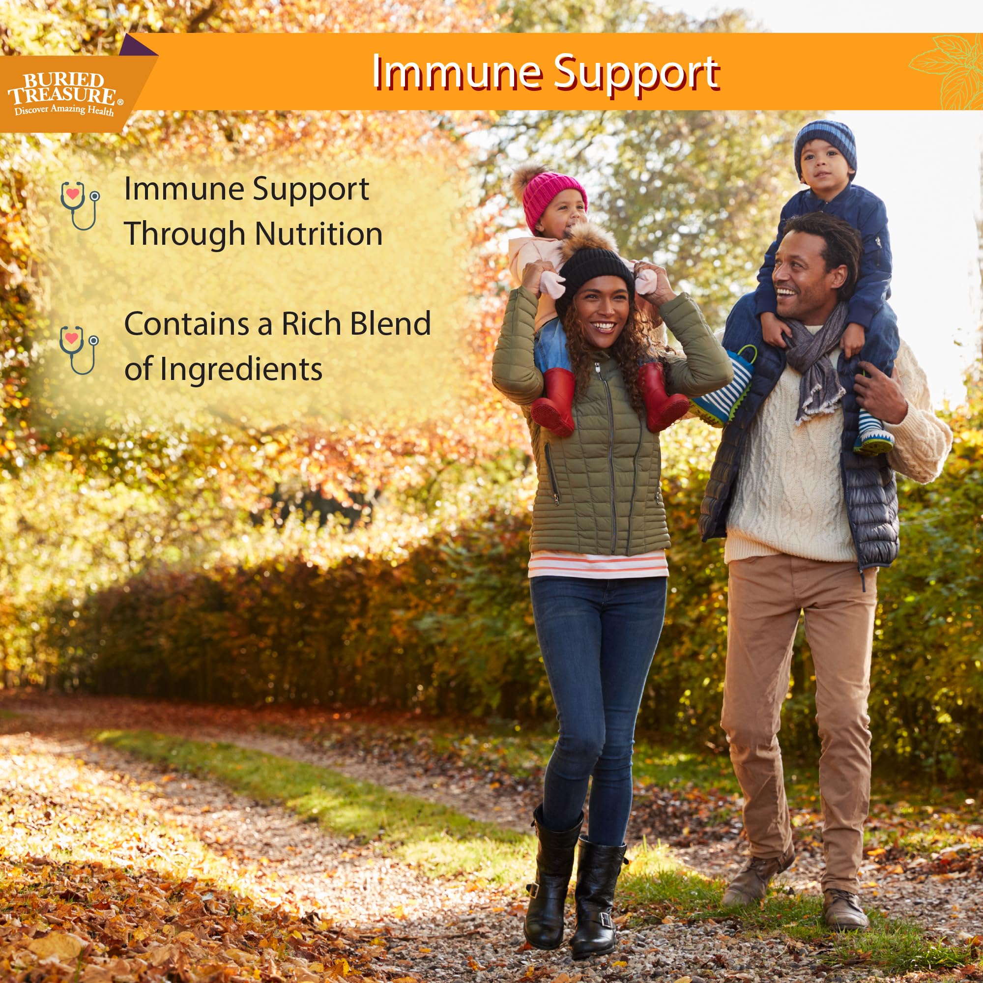 Buried Treasure Echinacea Liquid bottle with pour spout for on-the-go immune support