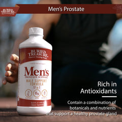 Buried Treasure Men's Prostate 16 oz bottle in BPA-free packaging