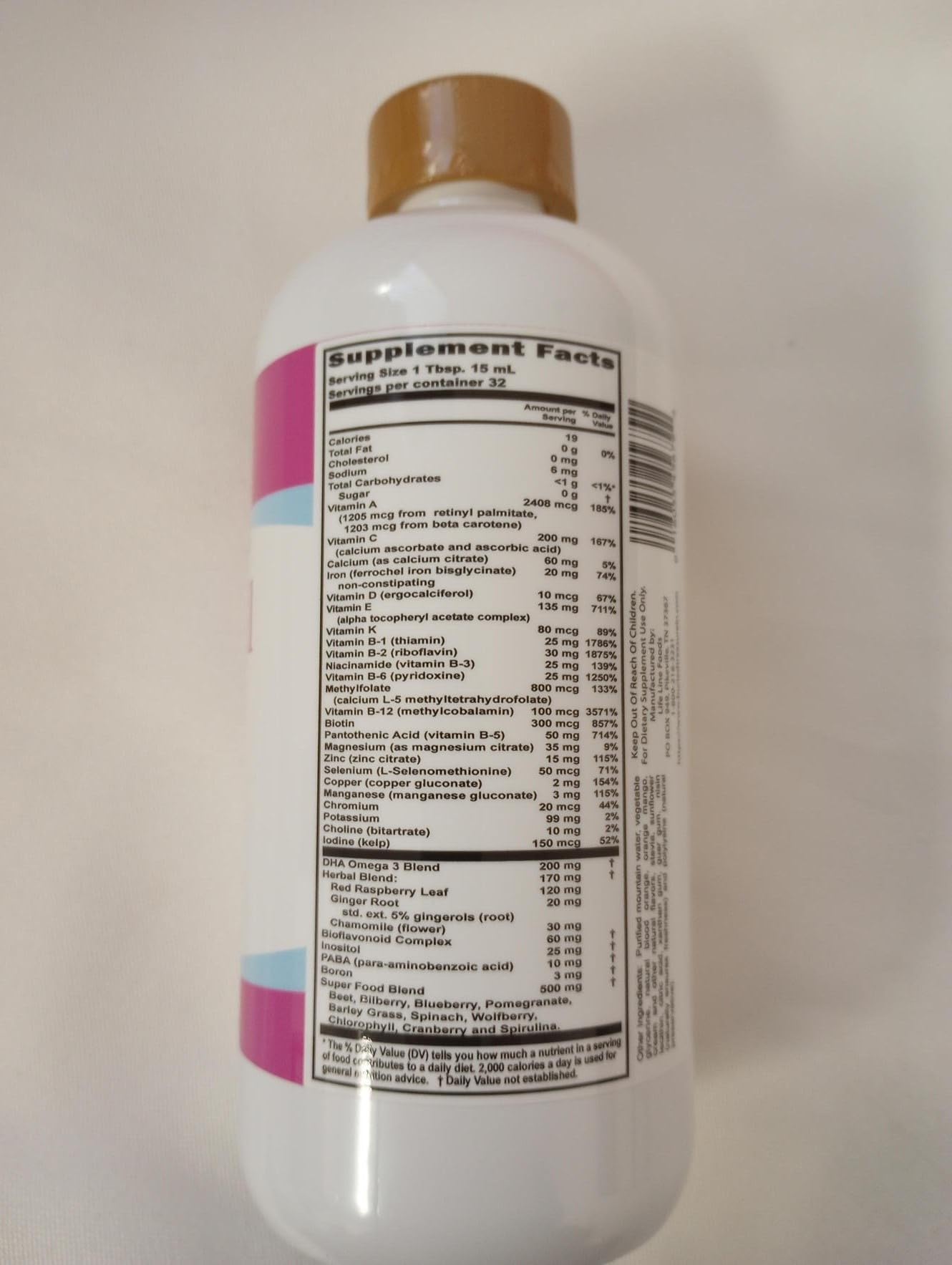 Buried Treasure Prenatal Plus DHA plant-based DHA supports maternal nutrition during pregnancy.