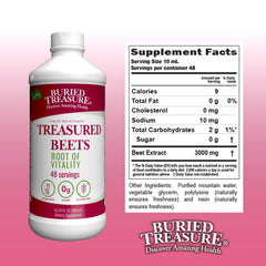 Buried Treasure Treasured Beets concentrate visual highlights high nitrate content