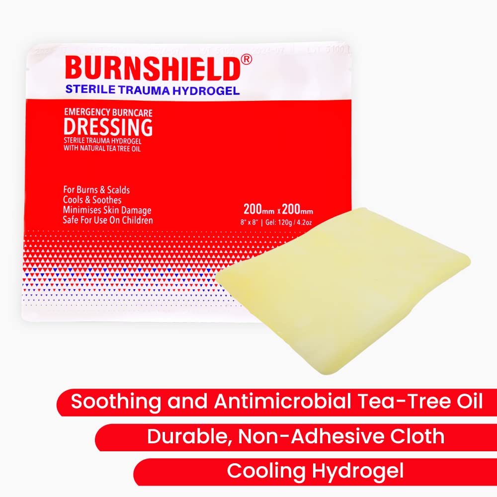Burnshield dressing with strong tensile strength conforms to complex wounds.