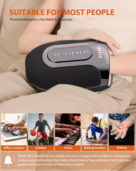 Burrki customizable settings for massage intensity and heat