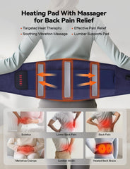 Burrki heat and massage controls shown for customized comfort.
