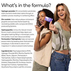 Burst vegan cruelty-free ingredients for a clean, ethical whitening option.