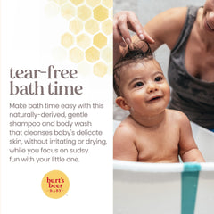 Pediatrician-tested Burt's Bees Baby Bubble Bath for daily use