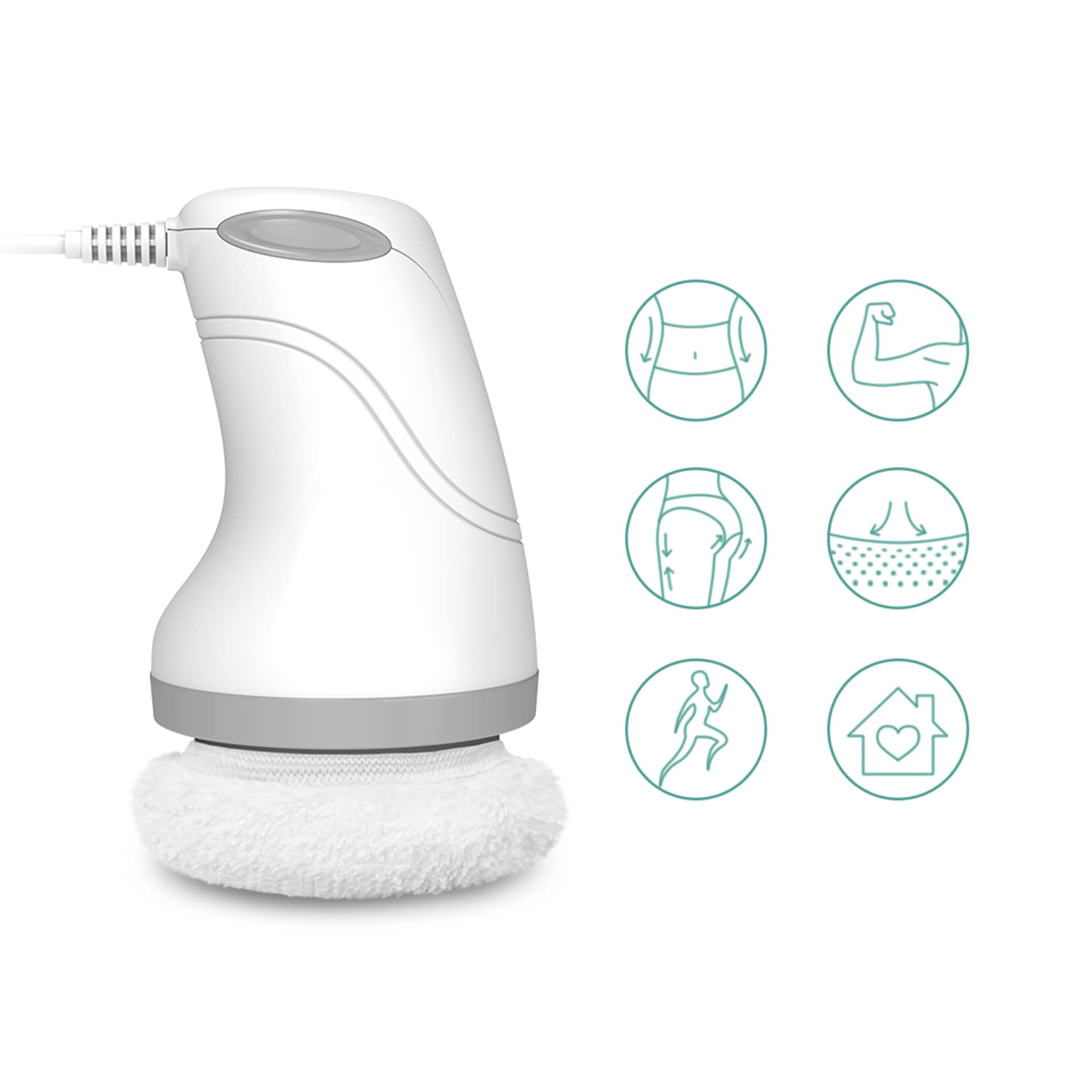 BUSHIPIN rotation vibration action delivers deep tissue relaxation across body areas.