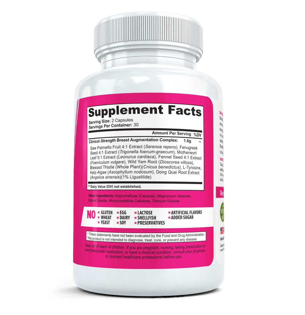 BustMaxx capsules close-up highlighting premium ingredients.