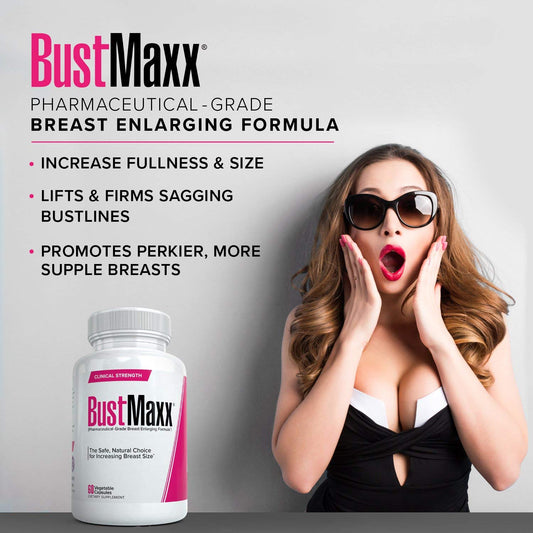 BustMaxx three-bottle pack signals a convenient, natural option for curves.