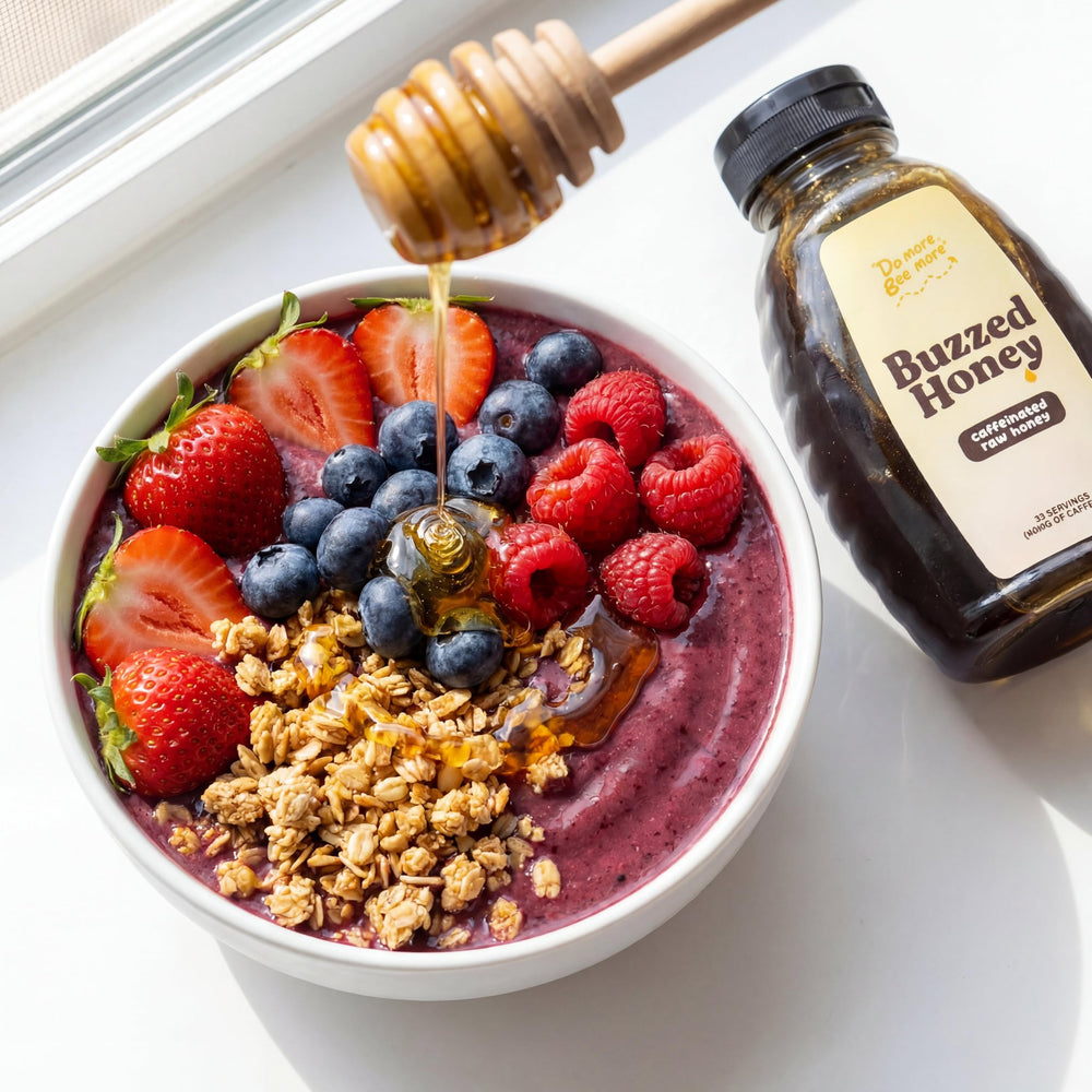 Buzzed Honey workout energy jar for sustained effort