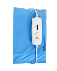 BV Medical heating pad wide 12x24 setup provides full back coverage.